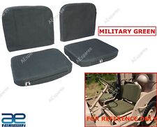 Sedile Cover Set Con Schiuma & Cargo Tasche Per Jeep Willys CJ2A CJ3A CJ3B M38
