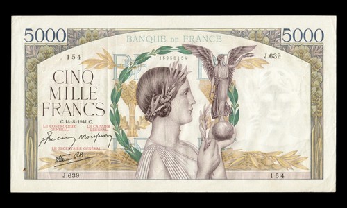 Francia 5000 franchi - francia,