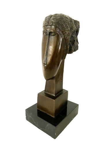Busto bronzo modigliani - busto,
