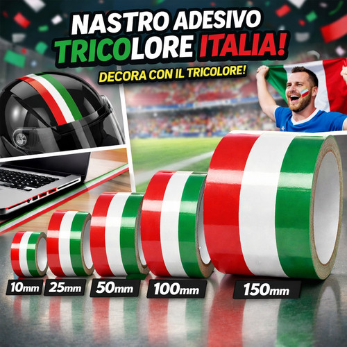 Fascia adesiva tricolore