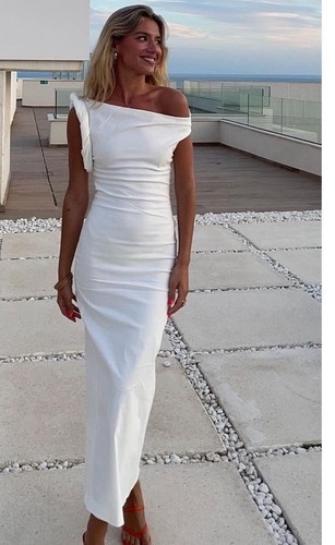 Zara abito midi donna - donna, nuovo