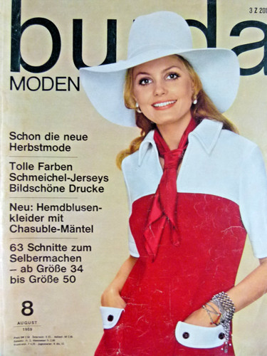 Vecchio quaderno moda burda - quaderno,