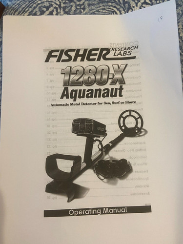 Fisher 1280 aquanaut metal - x,