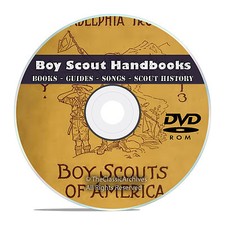 360 Boy Scout Handbooks Collection, Scouting, Songs, Magazines, Books on DVD