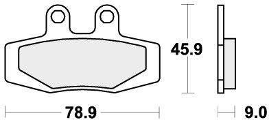Pastiglie freno anteriori sbs - freno,