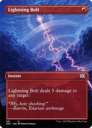Mtg lightning bolt foil 361 - lightning,