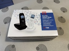 Gigaset AS405 Duo Telefono Cordless - Nero/Bianco (2 Portatili)