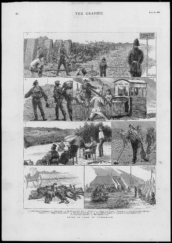 1882 stampa antica londra - stampa,