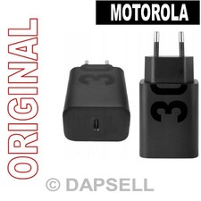 Motorola Caricabatterie Turbo Original Usb-c Mc-309 30w Per Moto G15 Power G86