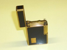 S.T.Dupont Paris Briquet Essence più Leggero - Black " Vernice Cina " -france