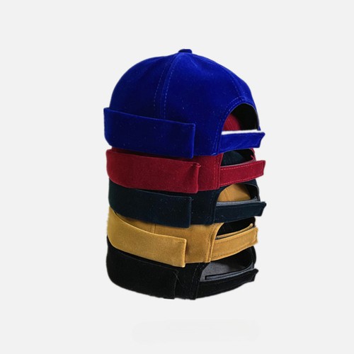 Cappello berretto uomo velluto