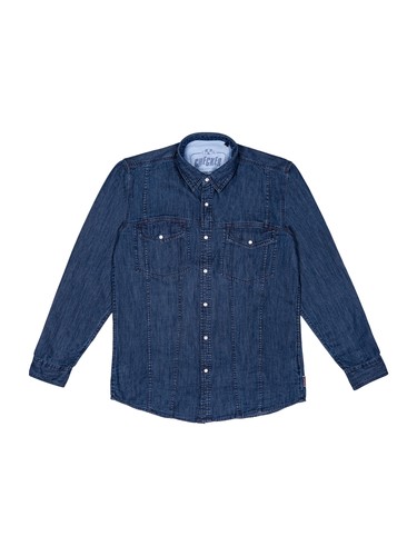 Camicia uomo checker denim - uomo,