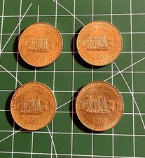 4 Monete 200 Lire 1889 - 1989