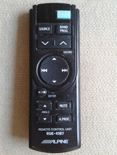Alpine RUE-4187 Genuine Remote Control Unit, used, working / Telecomando usato