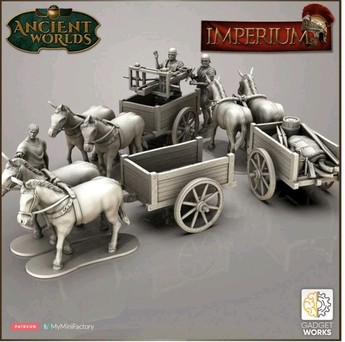 Roman legion mulettiere e - mulettiere,