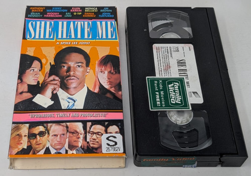 She hate vhs cassette tape - hate,