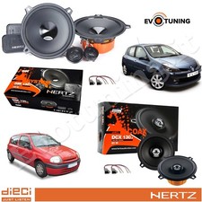 Kit 6 Casse Altoparlanti Hertz Anteriori e Posteriori per Renault Clio 2 3 serie