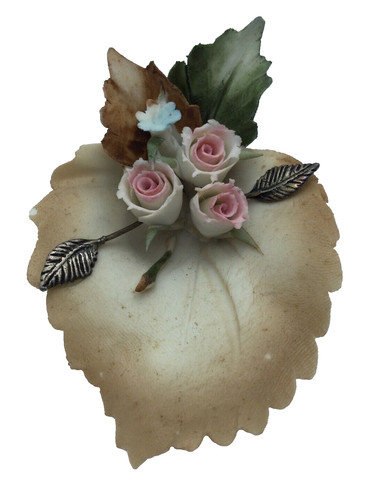 Foglia fiori porcellana - in,