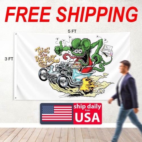 Bandiera striscione rat - rat, fink
