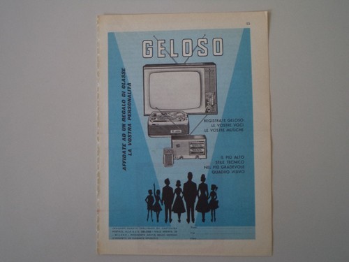Advertising pubblicità 1960 - advertising,