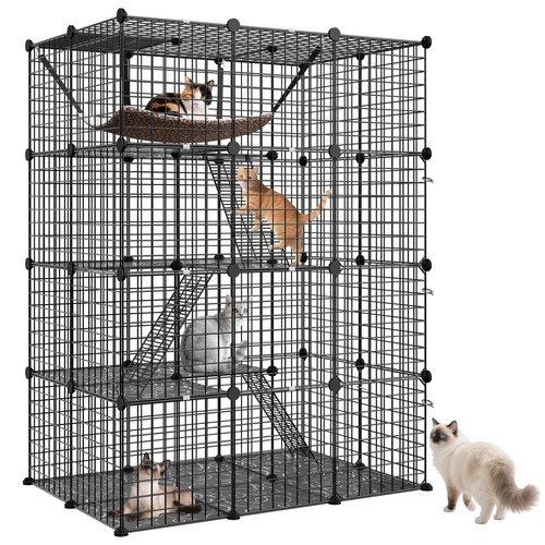 Gabbia per gatti livelli - per, 4