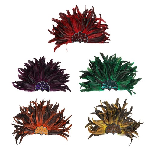 Copricapo piume donna - di,