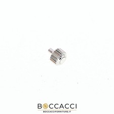 OMEGA 43281 Corona Oro Bianco con Pulsante Rimessa Ø 3.90mm, Tubo 2.00, Passo...