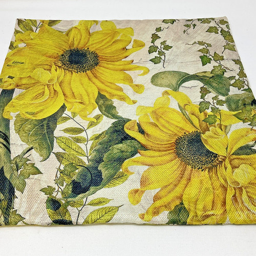 Copricuscino girasole quadrato - girasole,