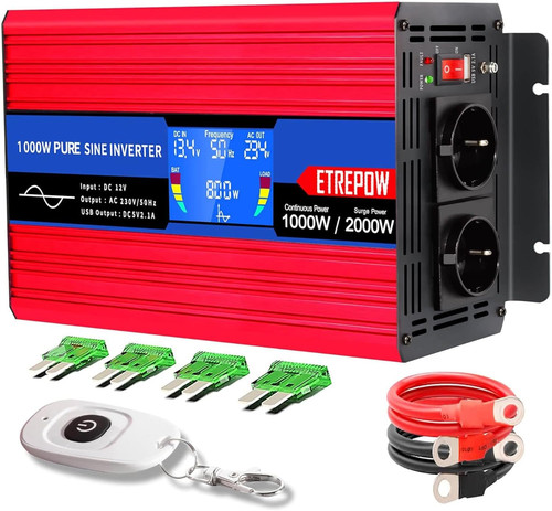 1000w inverter 12v - 220v, onda