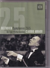BEETHOVEN SYMPHONIES 2 & 5 DVD Berliner Philharmoniker Claudio Abbado M09112