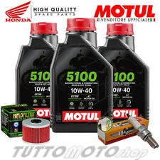 KIT TAGLIANDO  HONDA NX 650 DOMINATOR 1993-1996 OLIO MOTUL 5100 FILTRO CANDELA