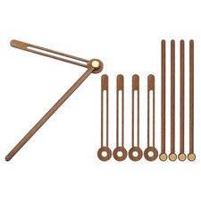 Kit Lancette Orologio, 5 Set Meccanismo Legno Orologio Mano Parti per Orologio 14 Pollici, C1