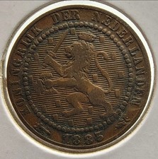 MONETA BRONZO OLANDA 1