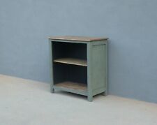 Mobile libreria bancone espositore laccato Shabby Chic con top in legno, '900!