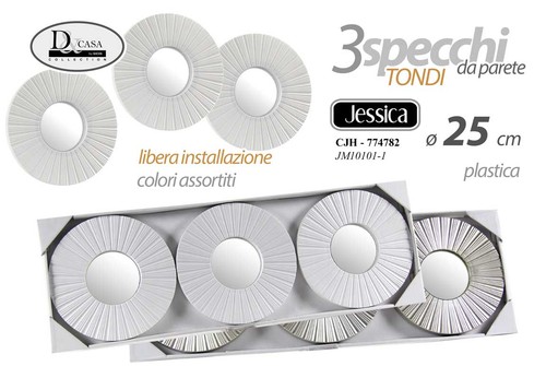 Set specchi parete - 3,