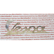 Scritta anteriore cromata per