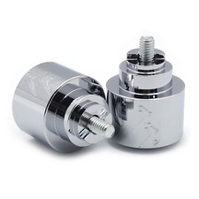 Chrome bar ends logo hand - chrome,