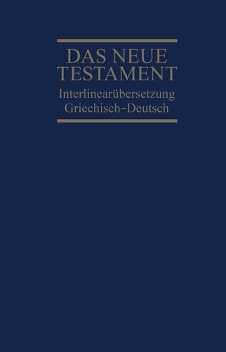 Nuovo testamento interlineare - nuovo,