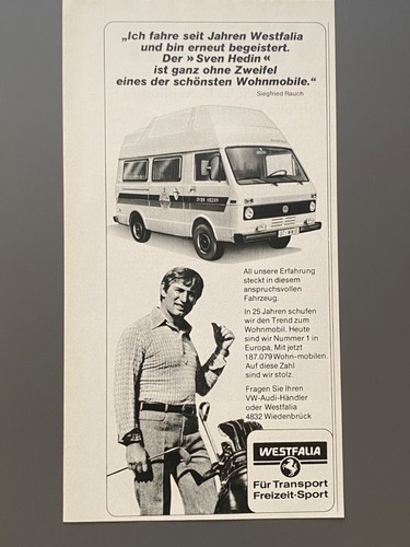 Westfalia camper siegfried - westfalia,