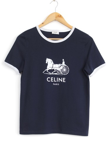 Shirt donna celine paris blu - t-shirt,