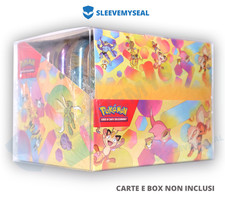 Custodia Semirigida Teca Trasparente Case Sealed 10 Minitin Sigillate Pokemon
