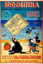 Poster Manifesto Locandina Pubblicità Acqua Idrolitina Stampa Vintage 50x70 Cm.