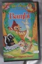 VHS 1 WALT DISNEY BAMBI