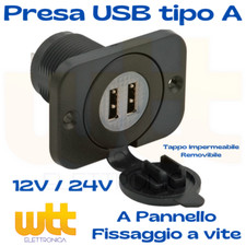 Presa Doppia USB da Pannello