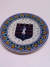 Piatto Calderoni  Inizio 900 Forlì Regia Scuola Faenza Ceramica Deruta