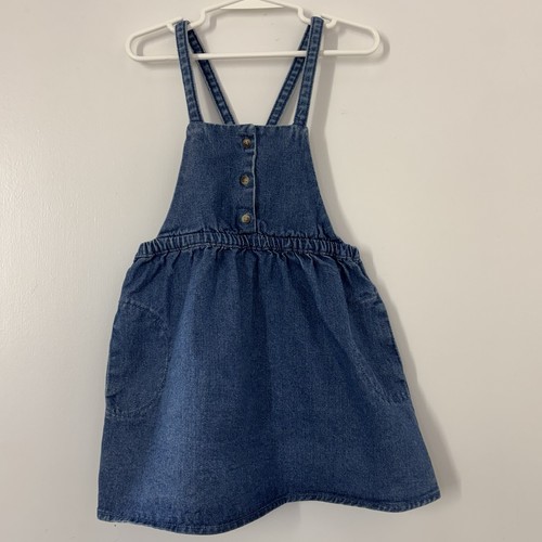 Zara blu denim salopette