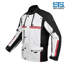 Moto giubbotto in tessuto uomo