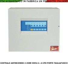 PORTE REI CENTRALE IMPIANTO ANTINCENDIO ALIMENT. 220 V 24 V PER RILEVATORI FUMO