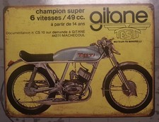 plaque métal vintage Gitane
