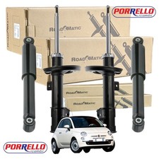 KIT 4 AMMORTIZZATORI ANTERIORI POSTERIORI FIAT 500 312 ABARTH 500C FORD KA RU8